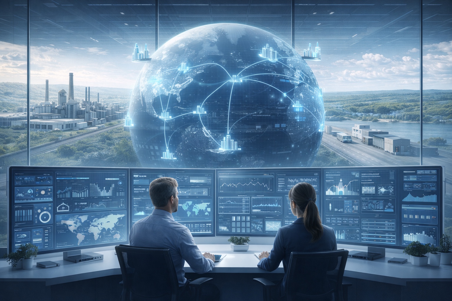 Global industrial operations control center