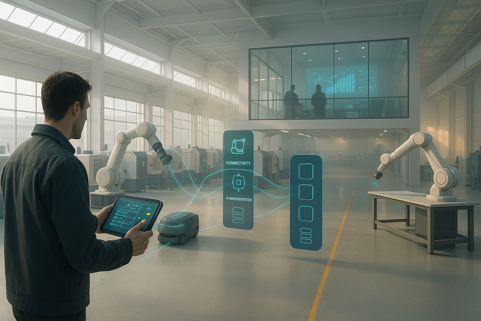 Scandinavian factory with Tangerine orchestration